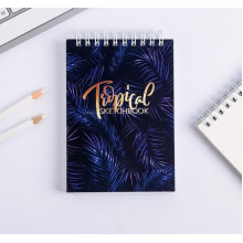 Скетчбук Tropical sketchbook А6, 80 листов