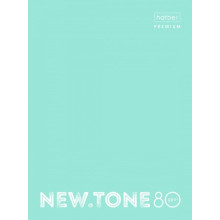 Тетрадь 80л А4ф на 4-х кольцах клетка 80г/кв.м глянц. ламин. NEWtone PASTEL МЯТА