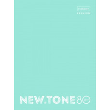 Тетрадь 80л А4ф на 4-х кольцах клетка 80г/кв.м глянц. ламин. NEWtone PASTEL МЯТА