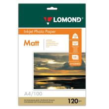 Фотобумага матовая LOMOND 120гр/м2